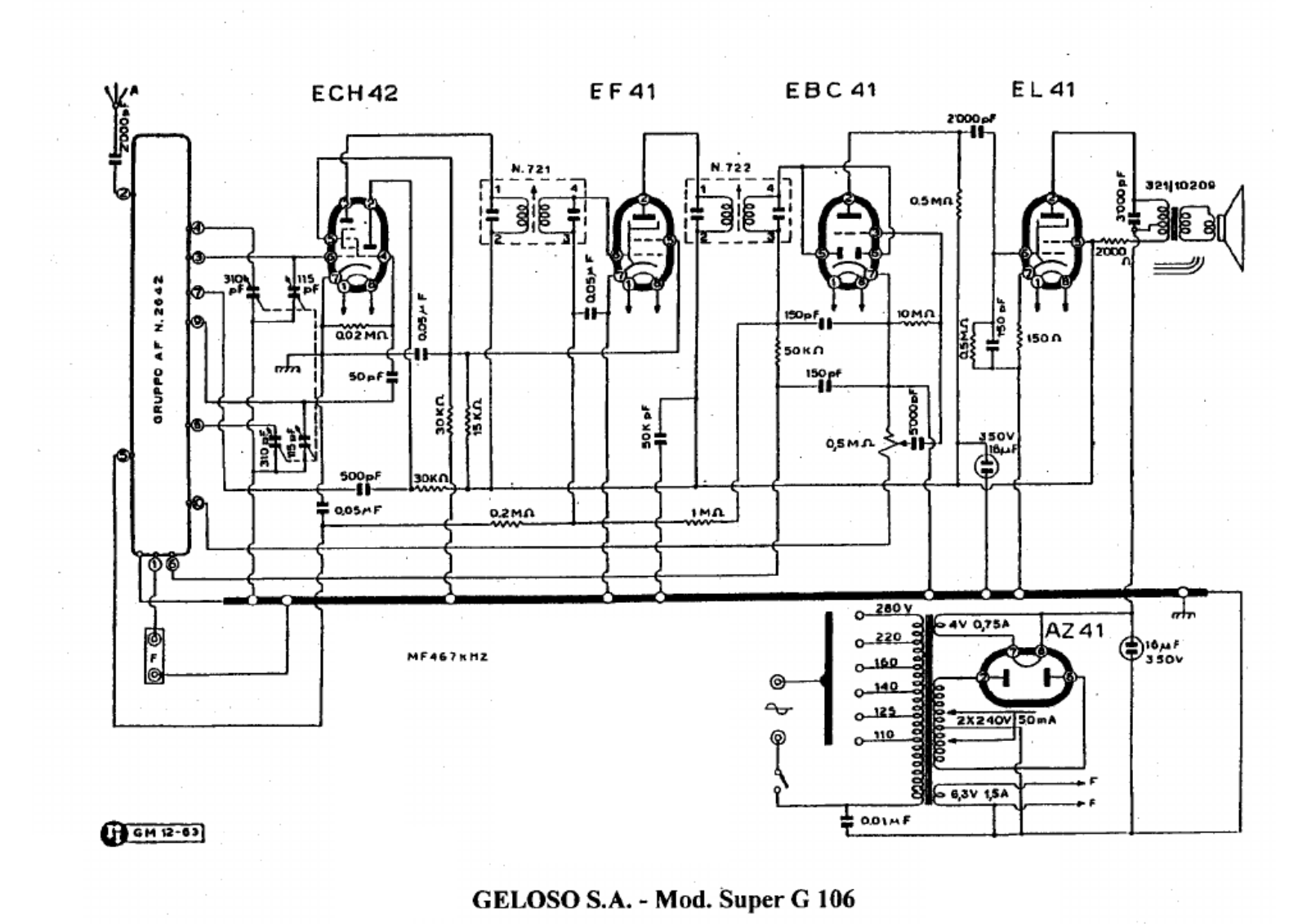 Geloso g106 schematic