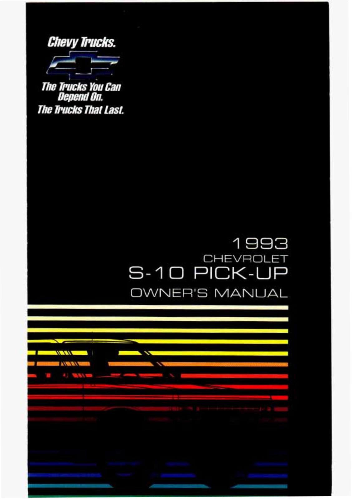 Chevrolet S-10 1993 Owner's Manual