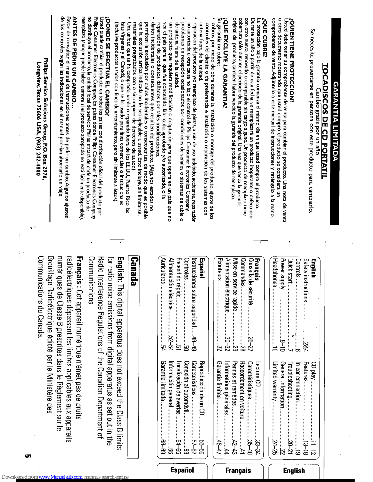 Philips AZ922517, AZ9142/17, AZ9141/17, AZ9214, AZ9113 User Manual