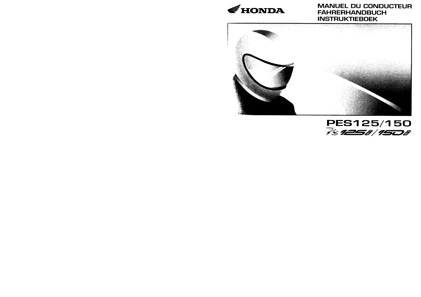 HONDA PS125i User Manual