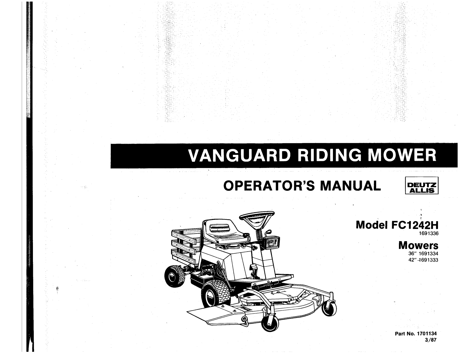 Snapper FC2124 User Manual