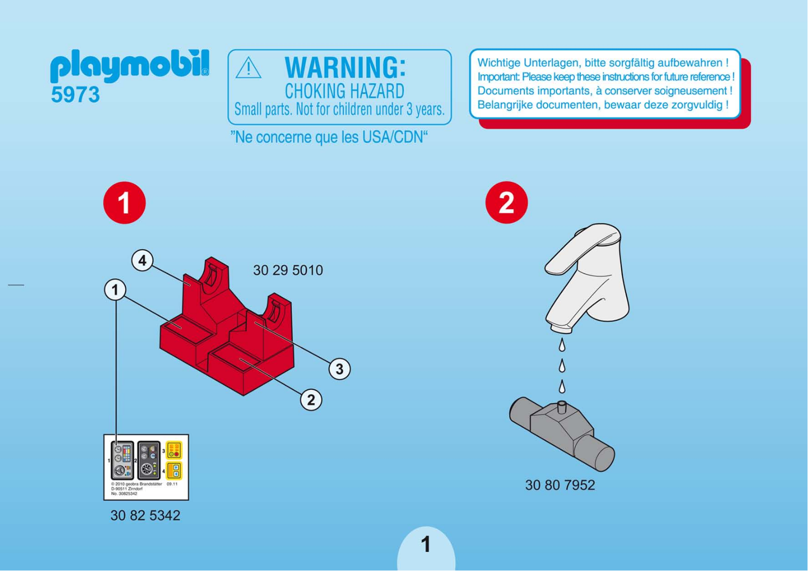 Playmobil 5973 Instructions