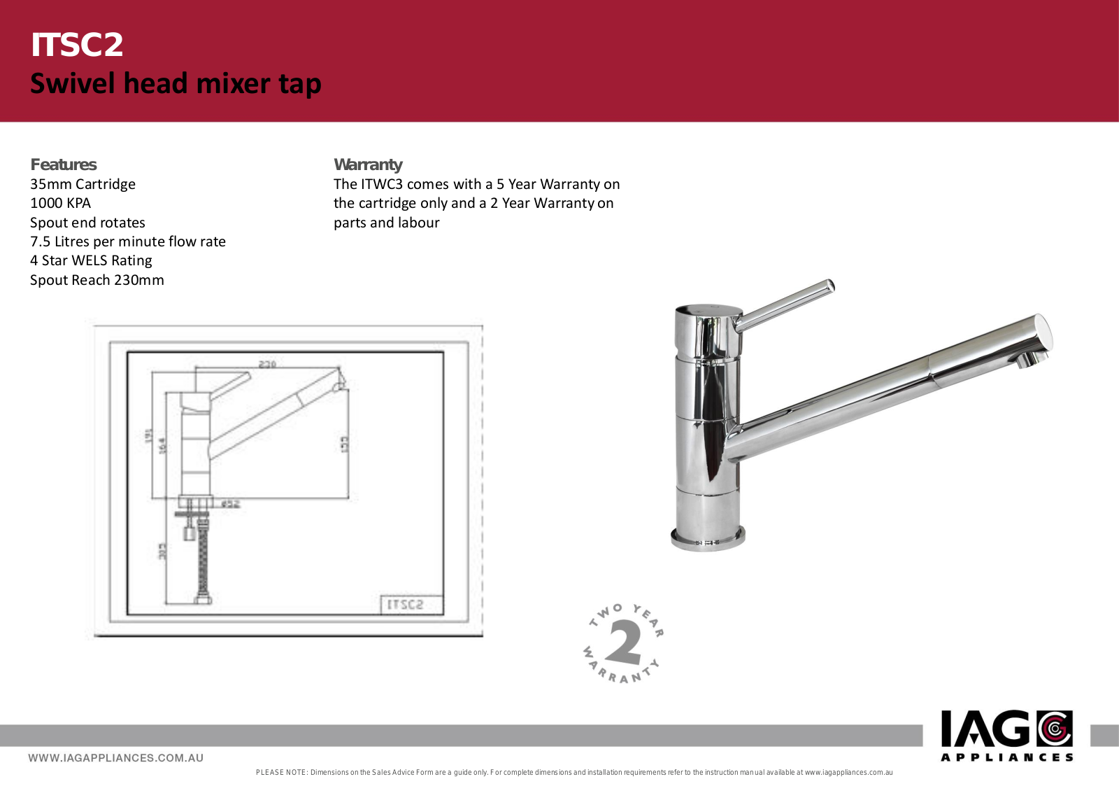 Arc ITSC2 User Manual