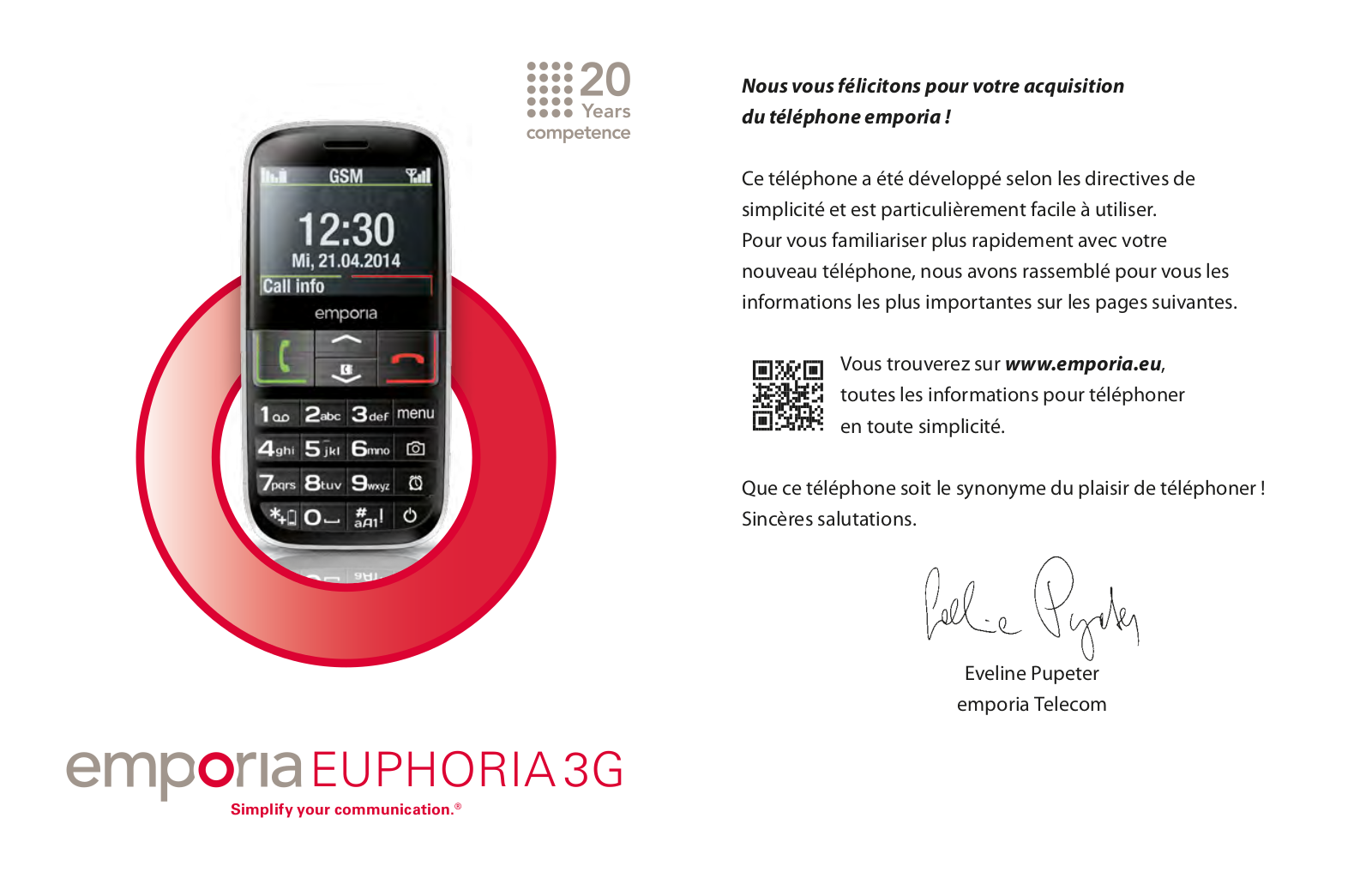 Emporia EUPHORIA 3G User Manual