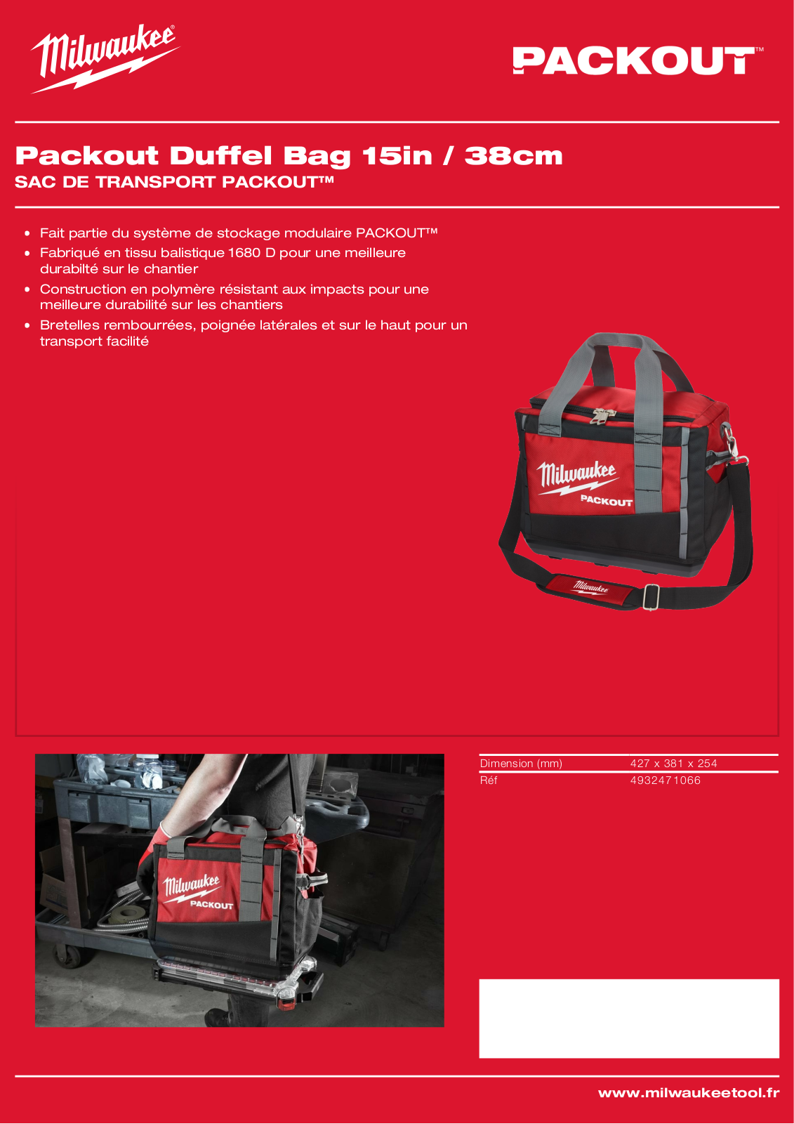 Milwaukee 4932471066 Specification - ManualMachine.com