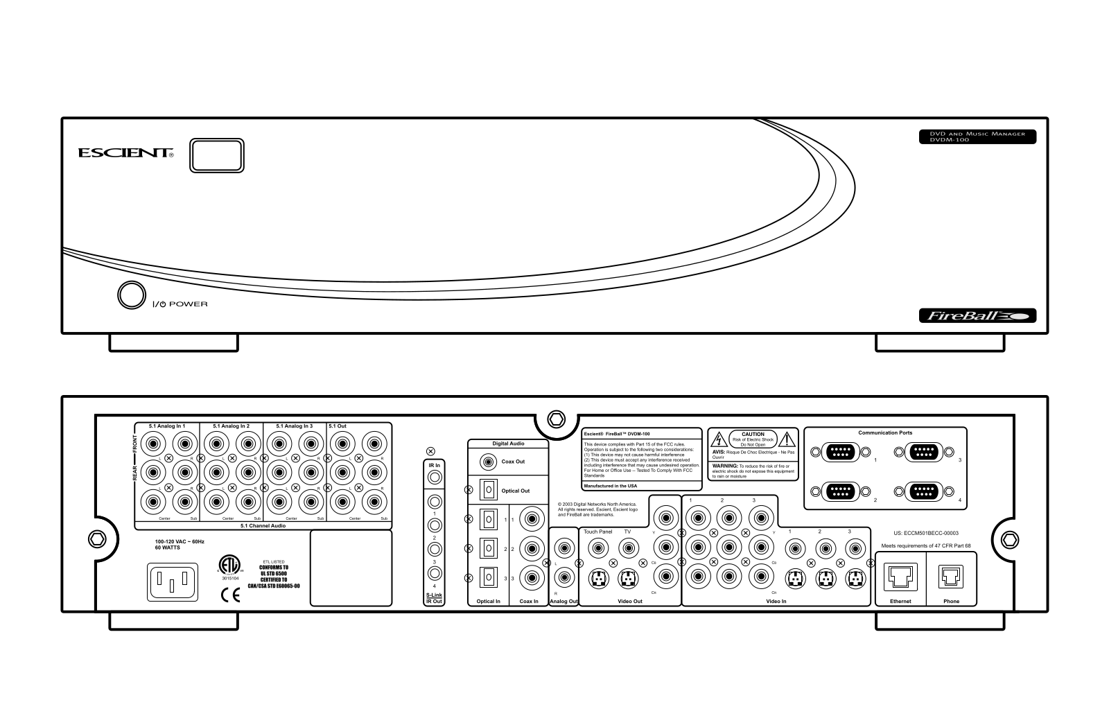 Escient Fireball DVDM Owners manual