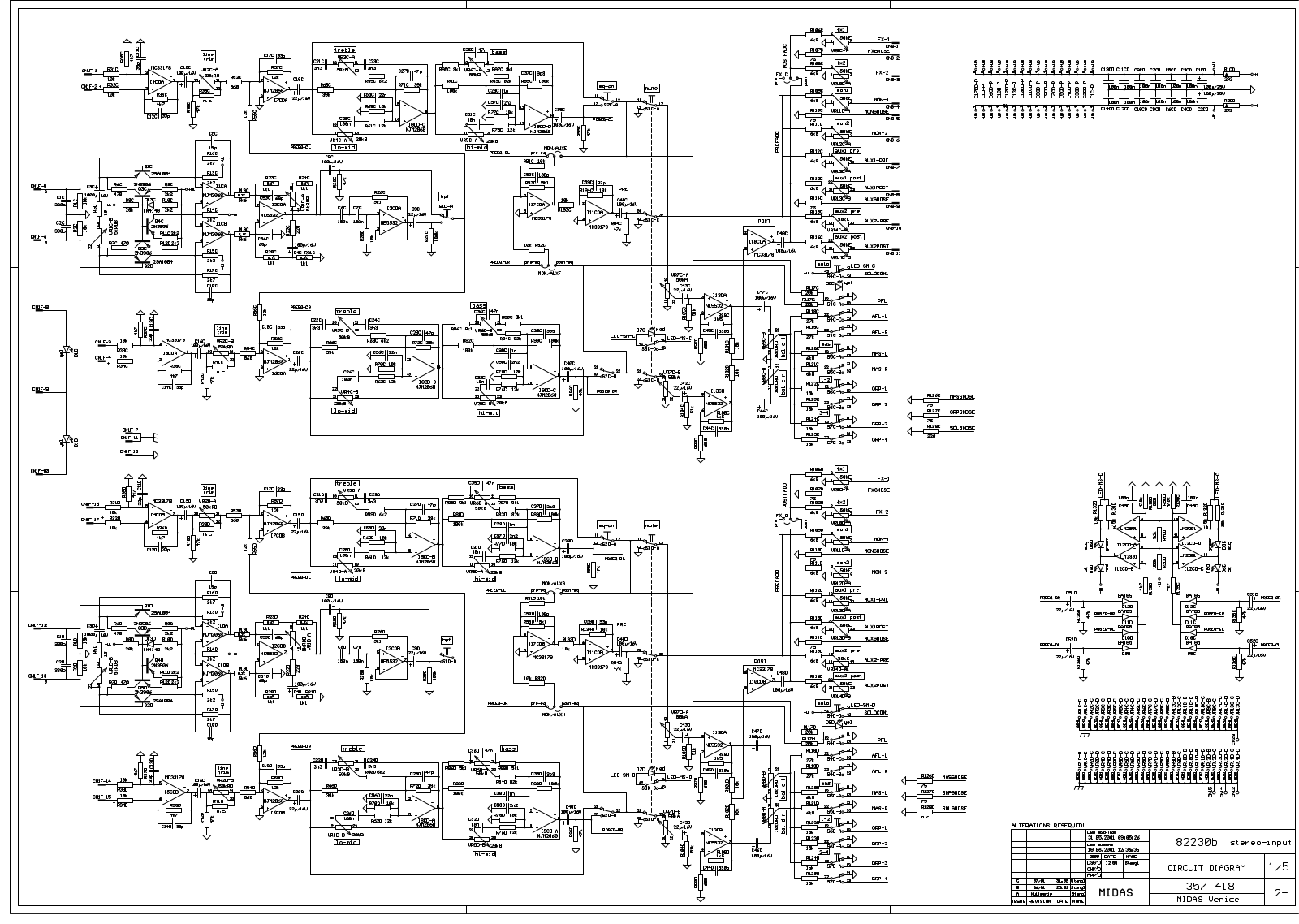 Midas 82230b Schematic