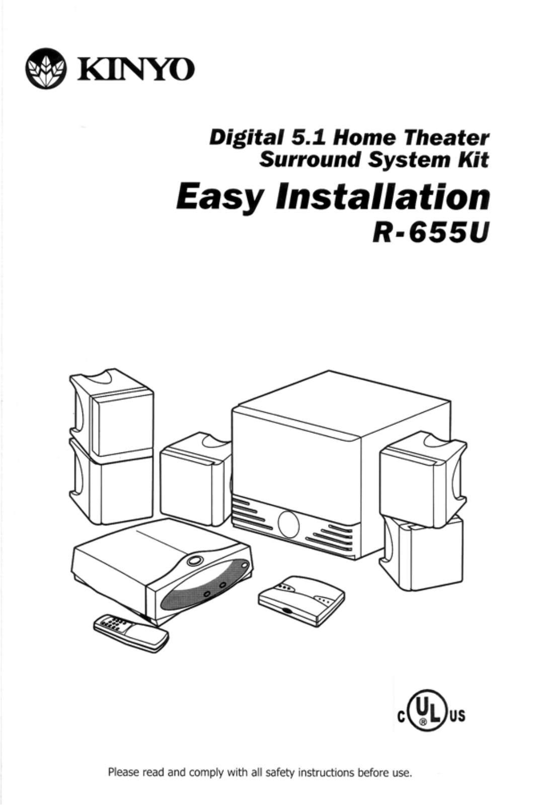 Kinyo R-655U User Manual