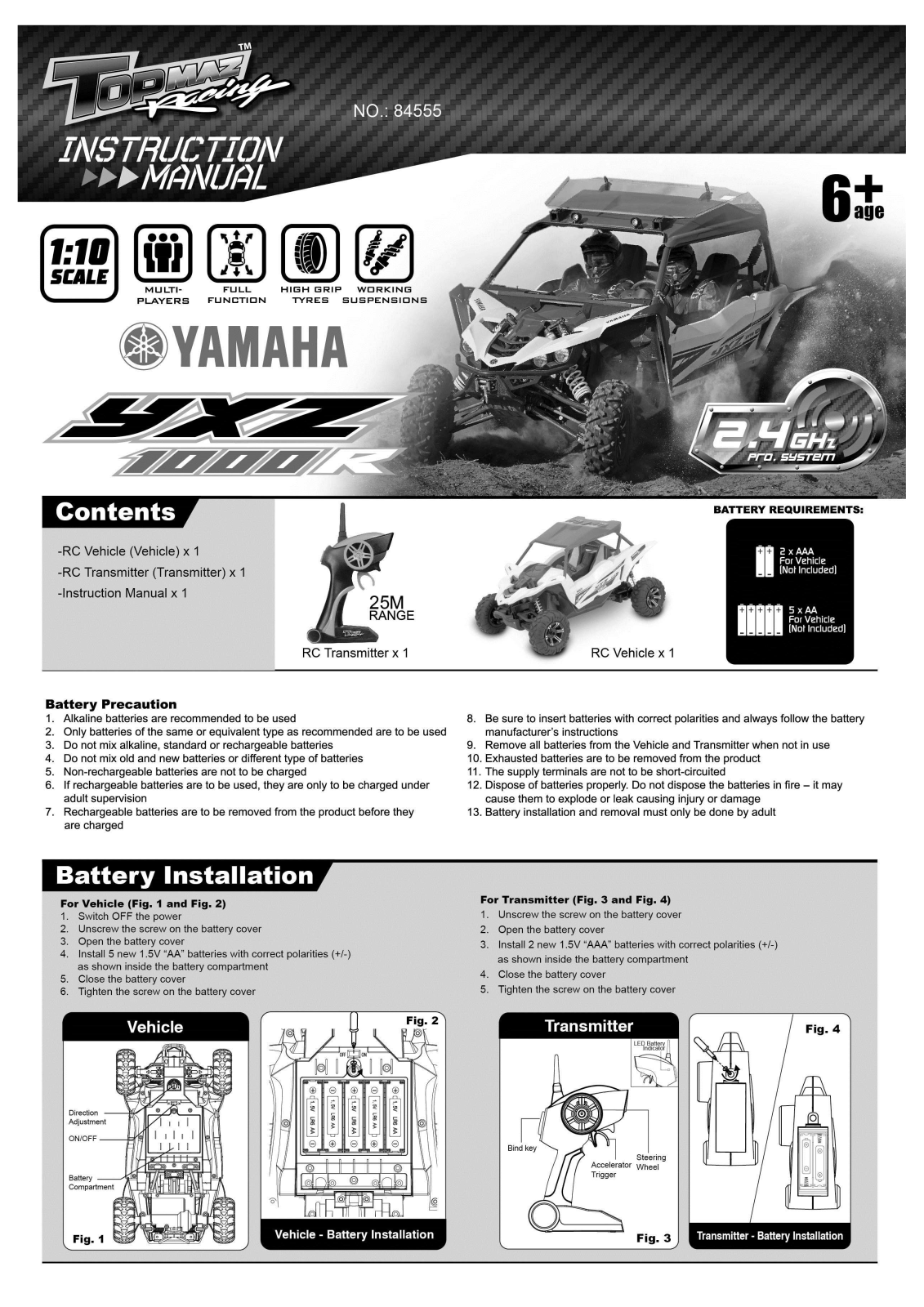 KIDZTECH TOYS 8455519 24GTX User Manual