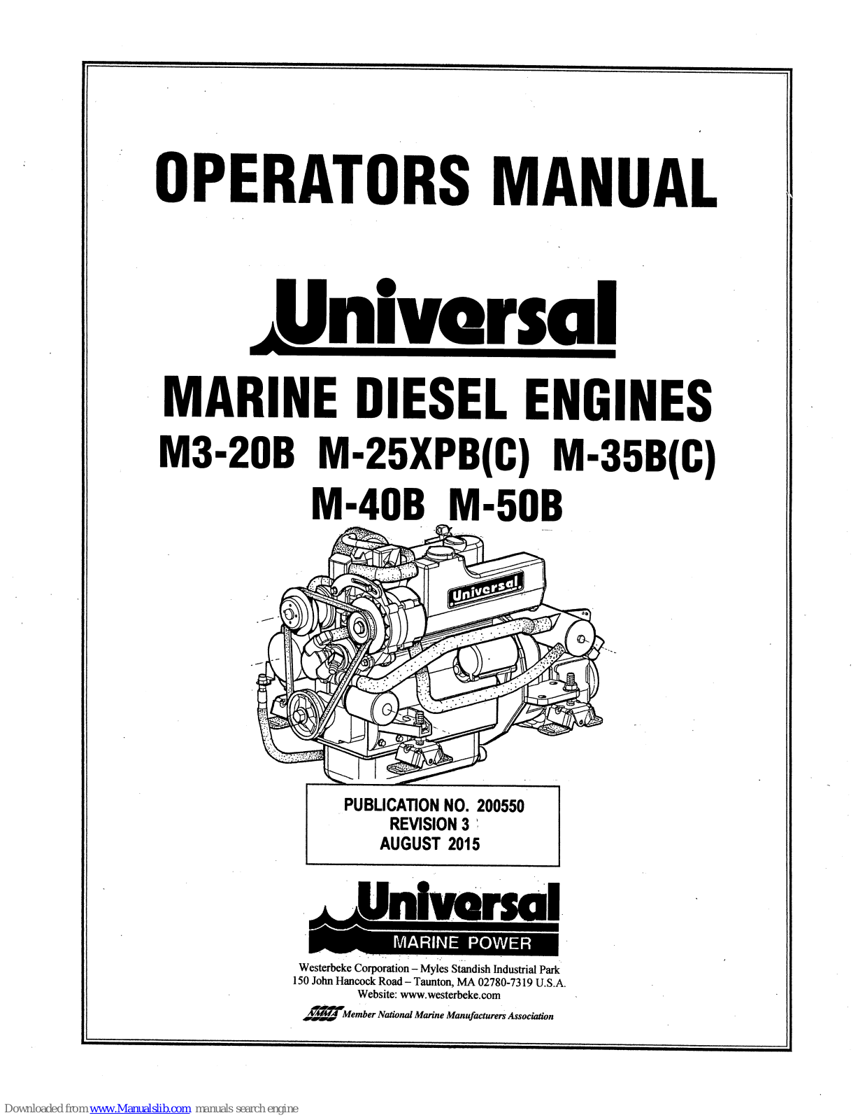 Universal M-25XPB(C), M-408, M3-20B, M-35B(C), M-508 Operator's Manual - ManualMachine.com