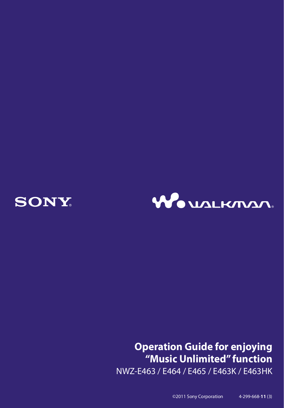 Sony NWZ-E463HK, NWZE464BLUE, NWZE463RED, NWZ-E463K, NWZ-E463 User Manual