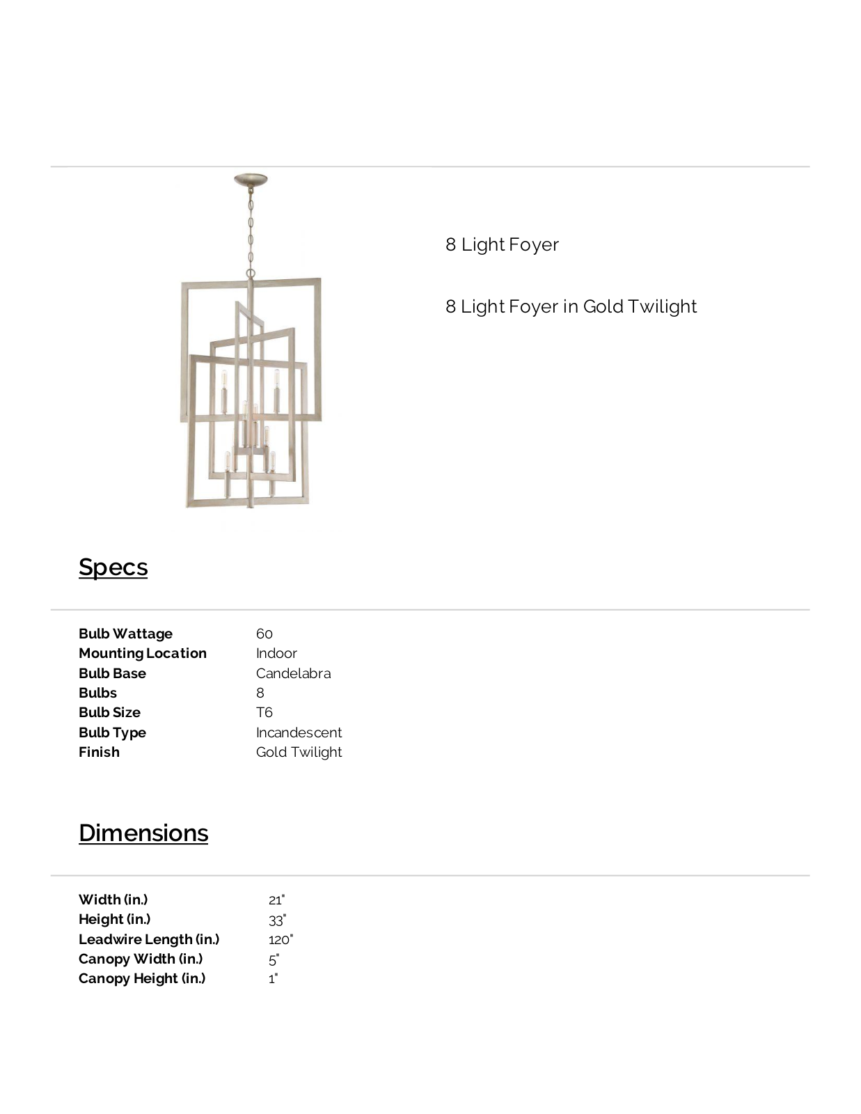 Wrought Studio WDLN2945 Specifications - ManualMachine.com