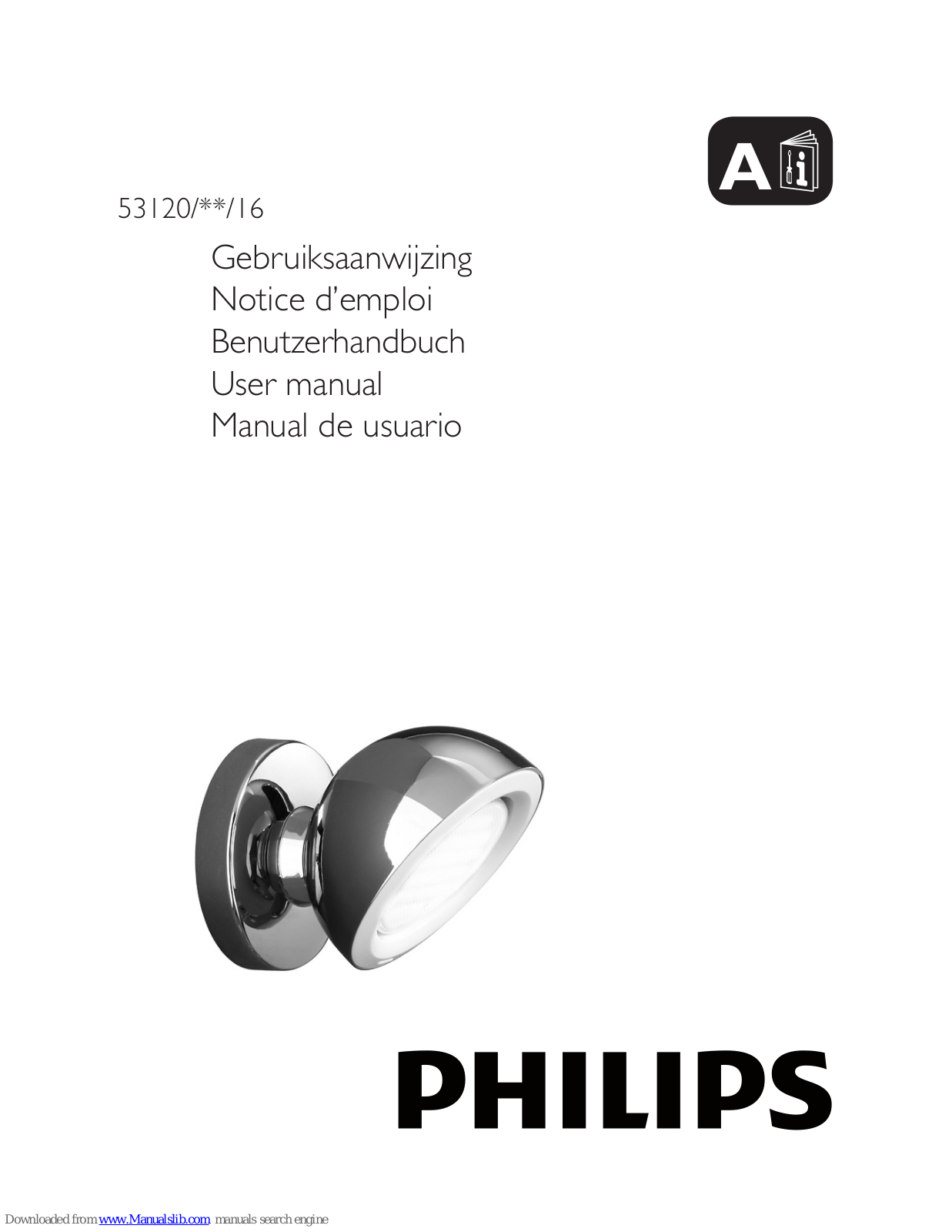 Philips 53120-11-16, 53120/**/16 User Manual - ManualMachine.com