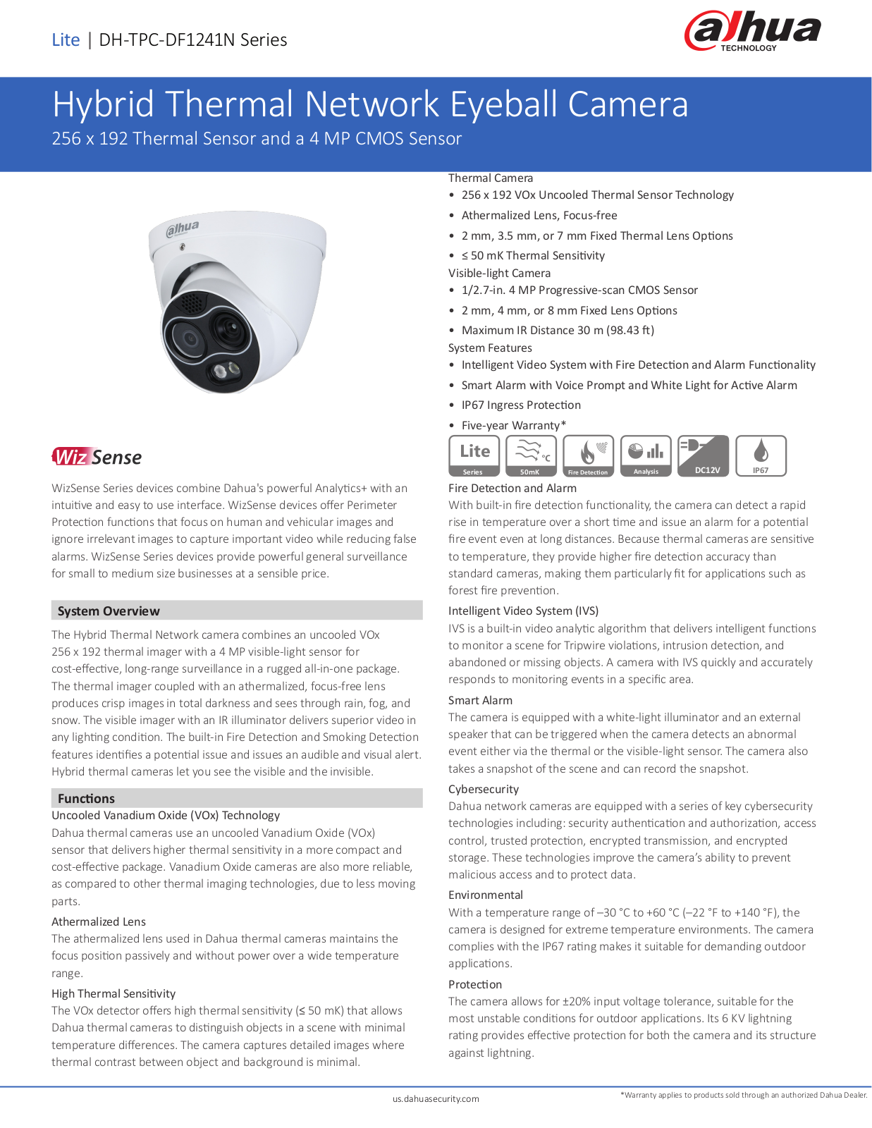 Dahua DH-TPC-DF1241N User Manual