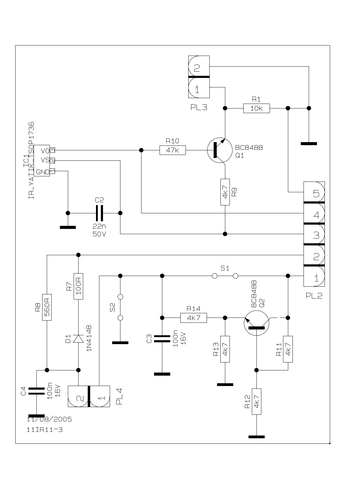 Vestel 11IR11-3 schematic