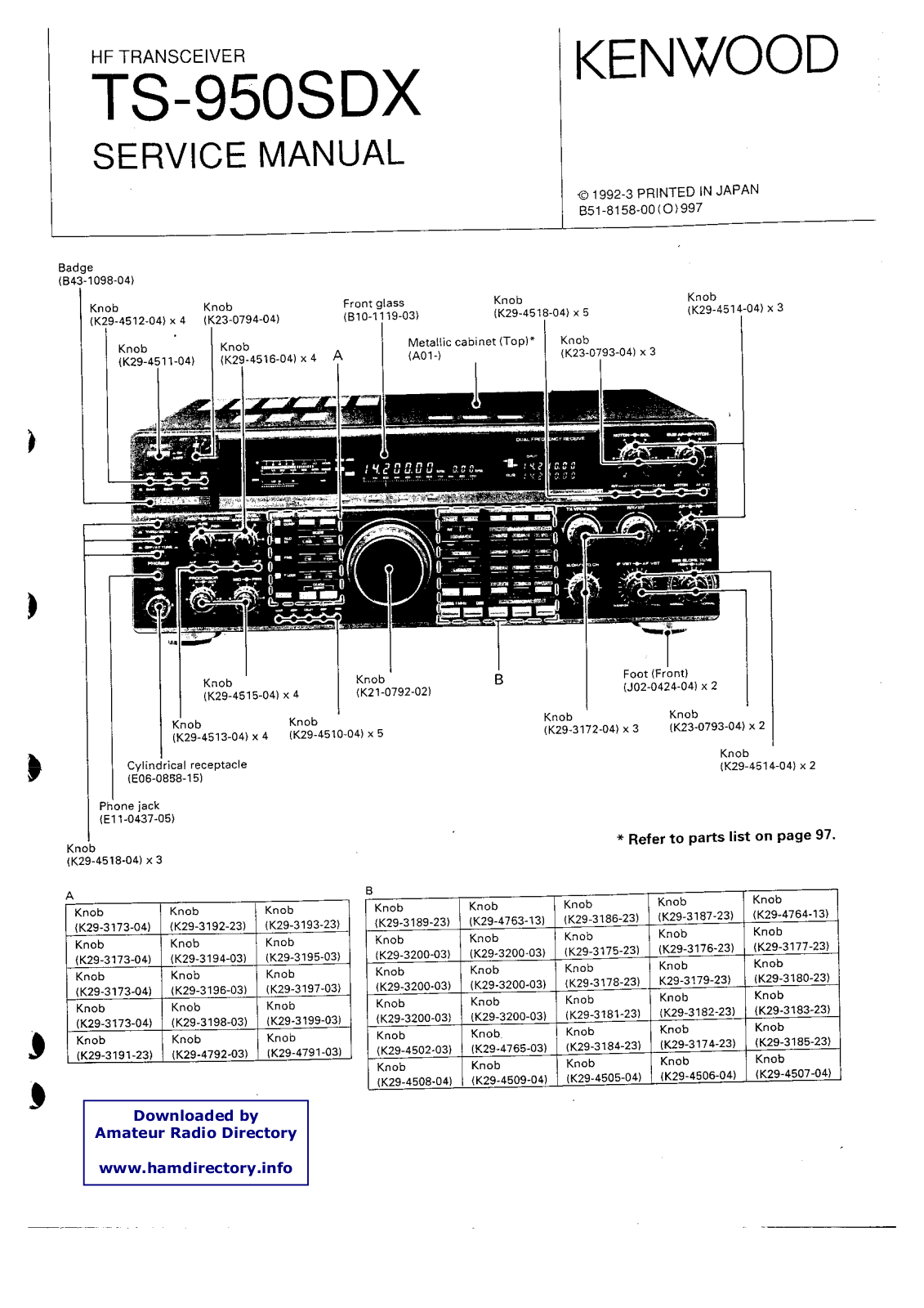 Kenwood ts 950sdx schematic