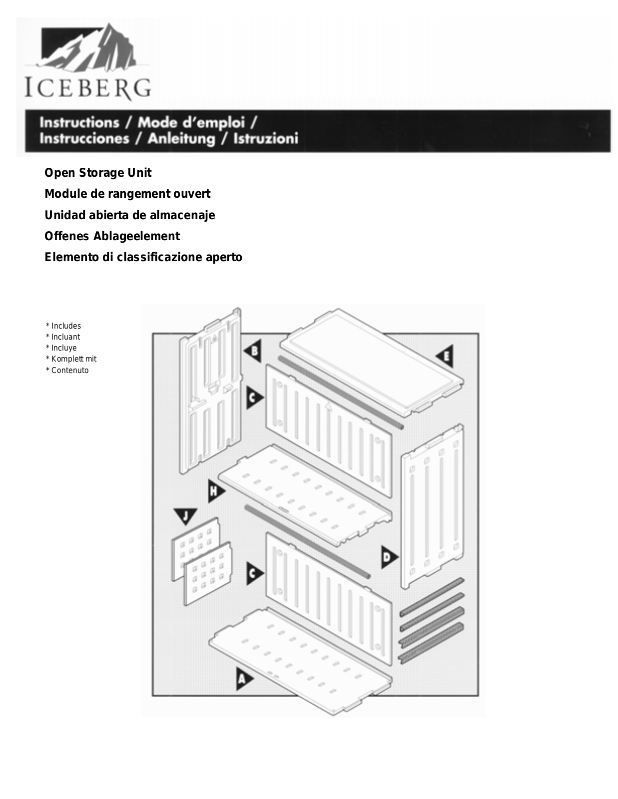 Iceberg 20755 User Manual