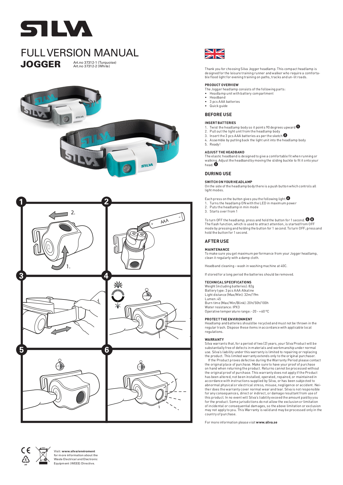 SILVA Jogger User Manual - ManualMachine.com