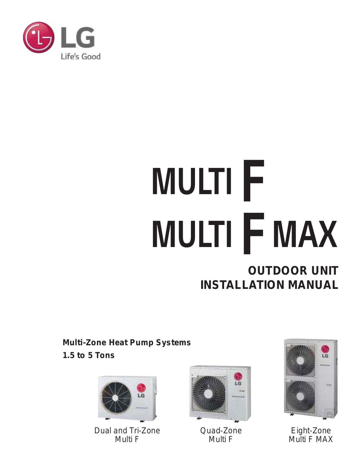 LG LMU30CHV Installation Manual