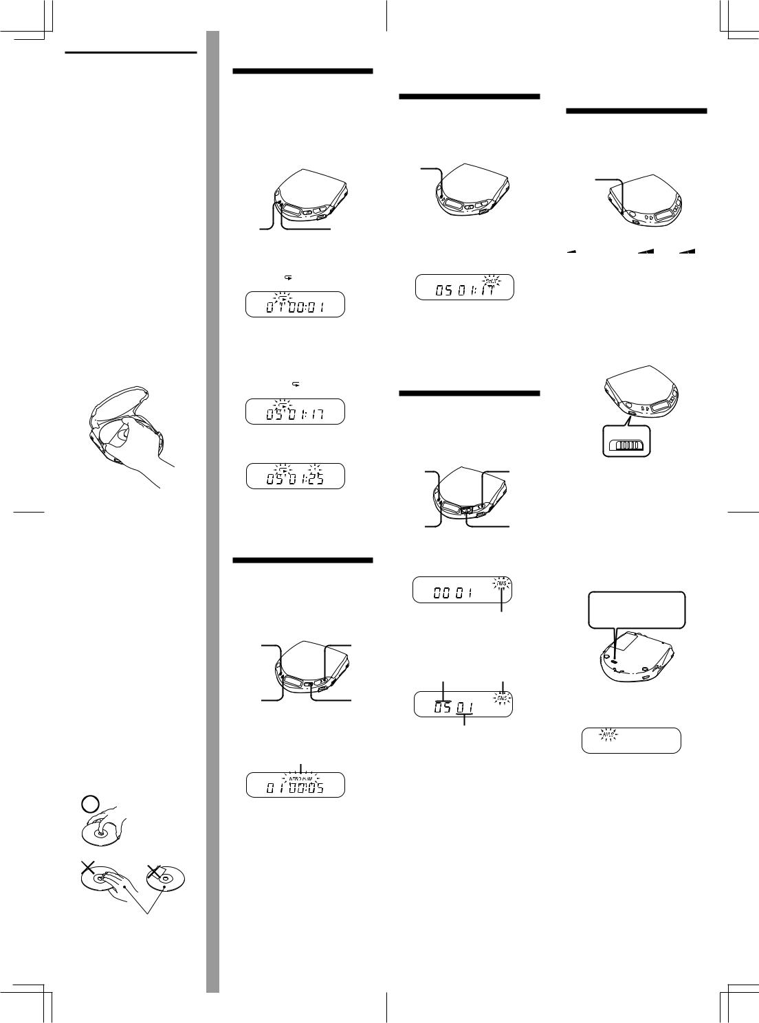 Sony D-173, D-170AN, D-175, D-171V, D-171 User Manual