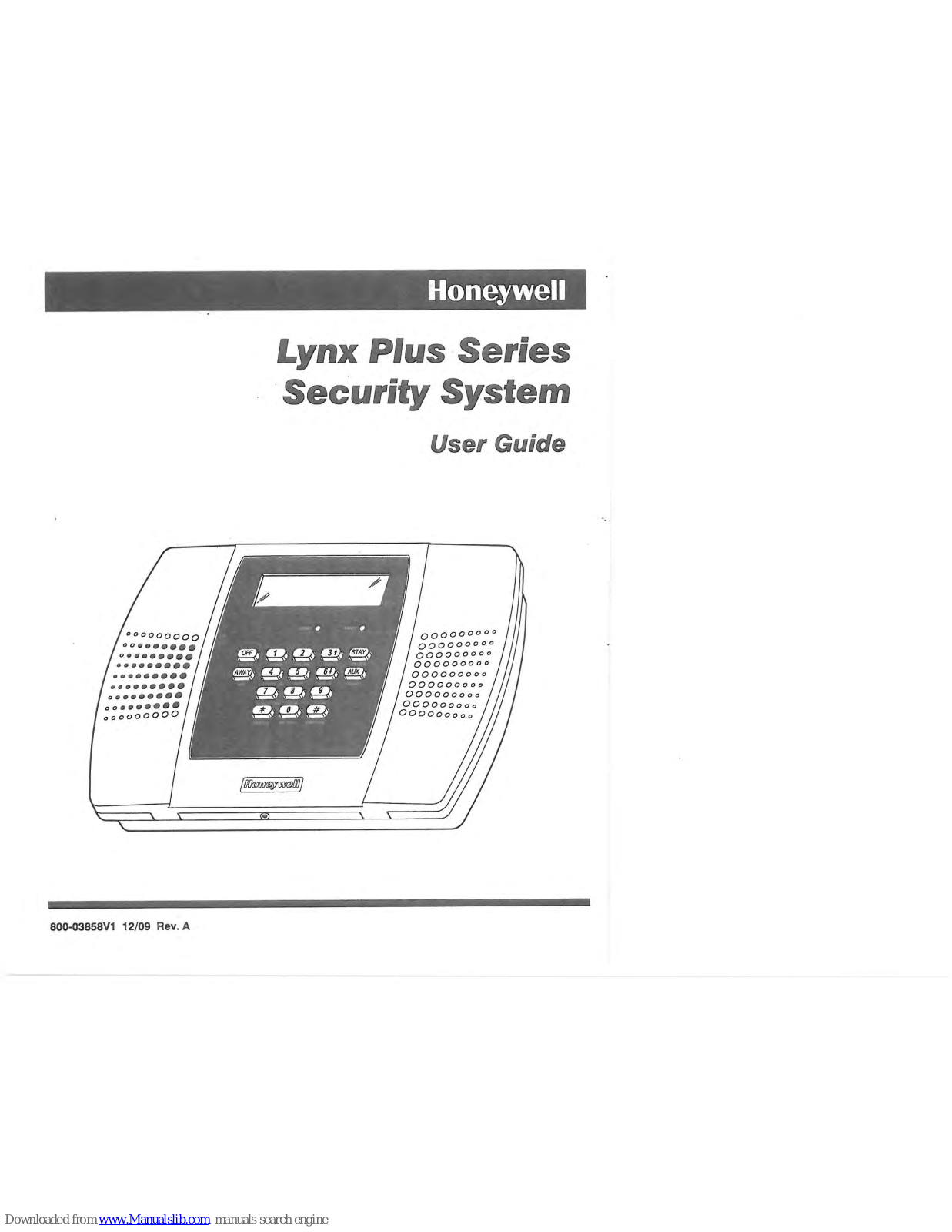 Honeywell Lynx Plus User Manual