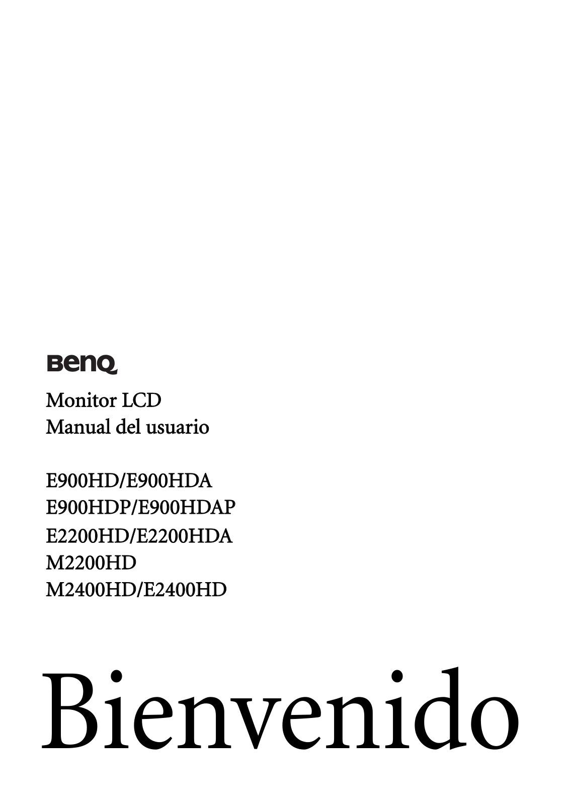 Benq E900HDP, E900HDAP User Manual