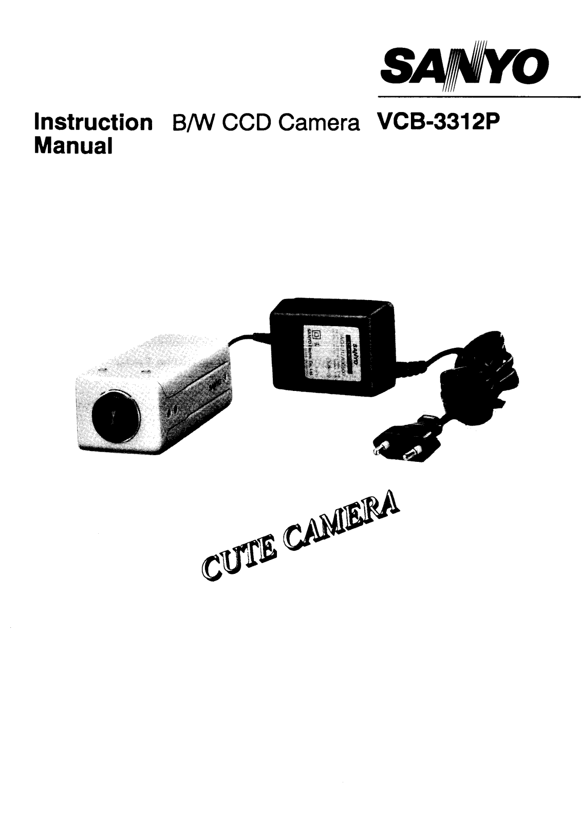 Sanyo VCB-3312P Instruction Manual