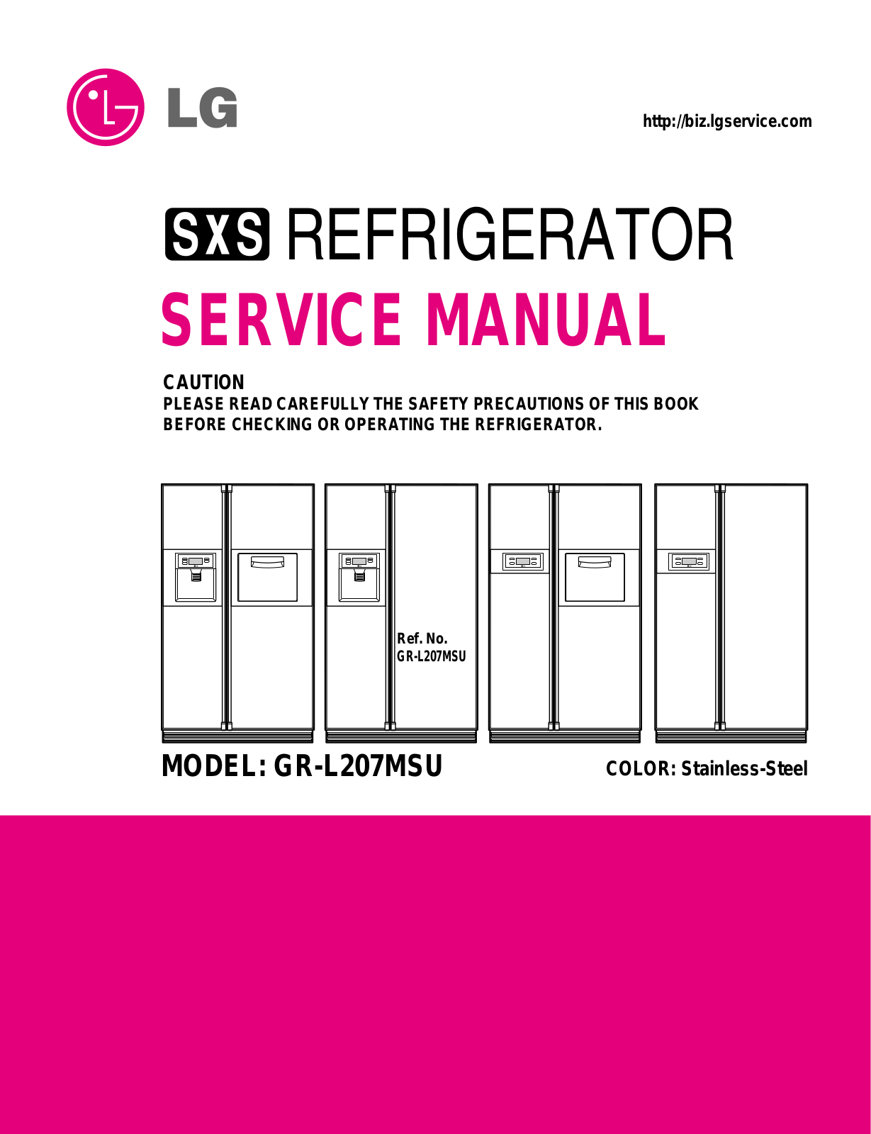 LG LRSC21951xx Service Manual
