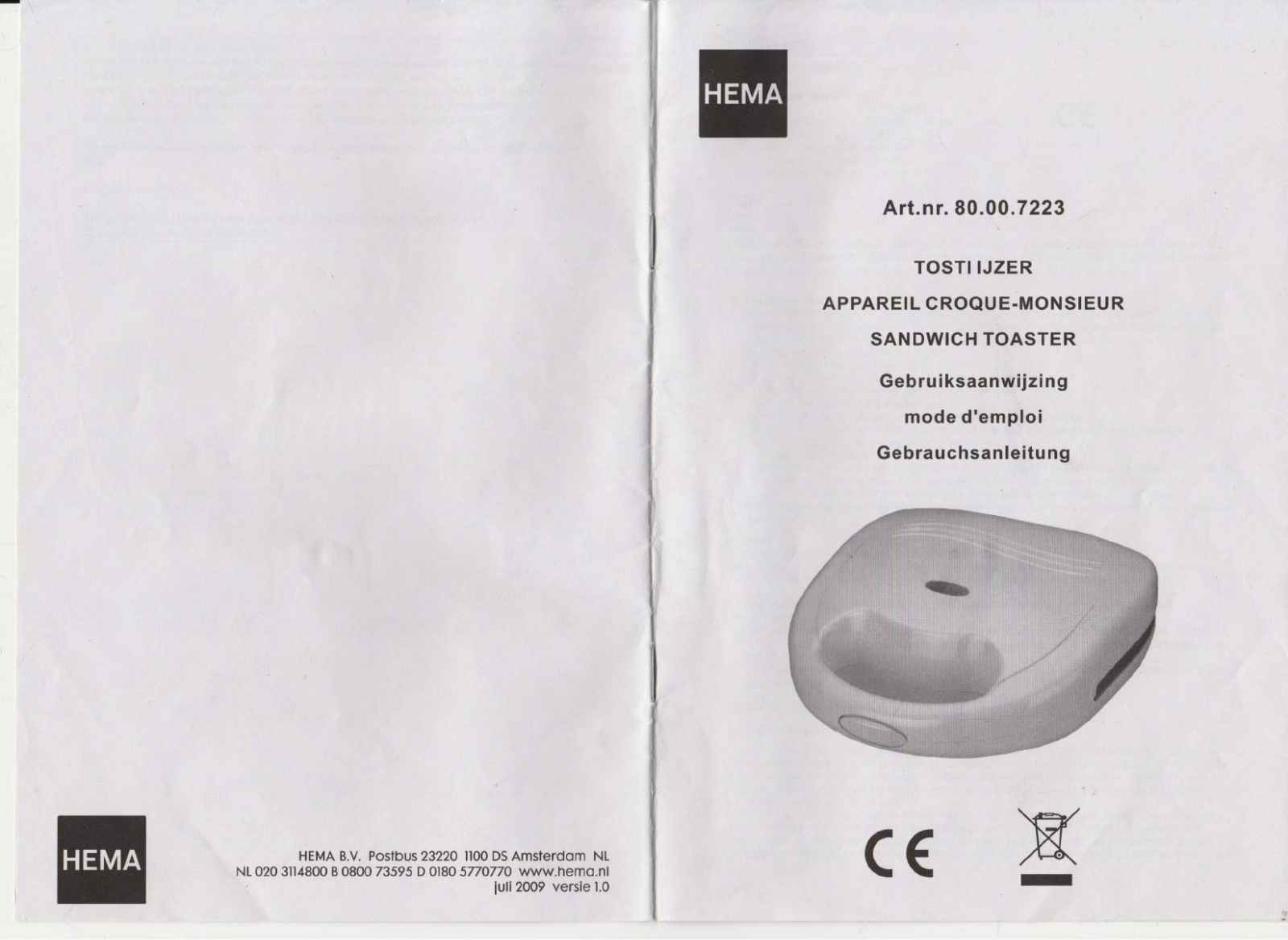 Hema 80.00.7223 User Manual