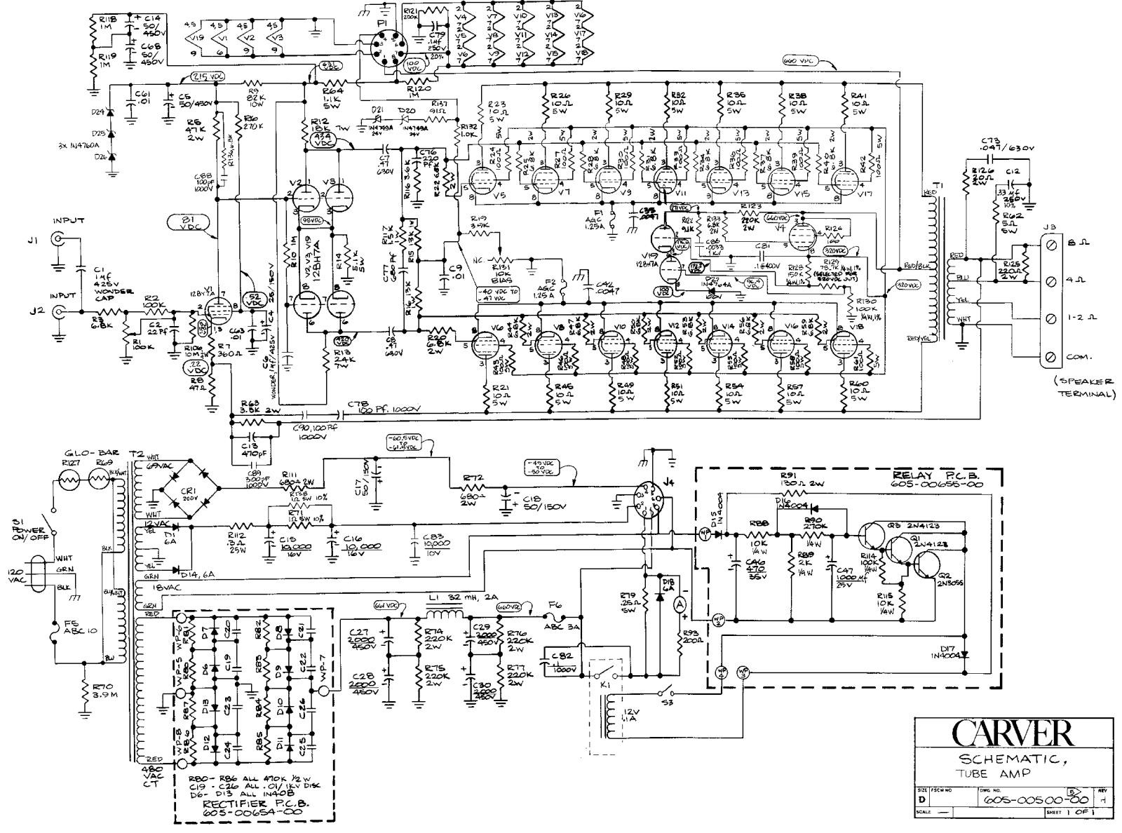 Carver silver7a schematic