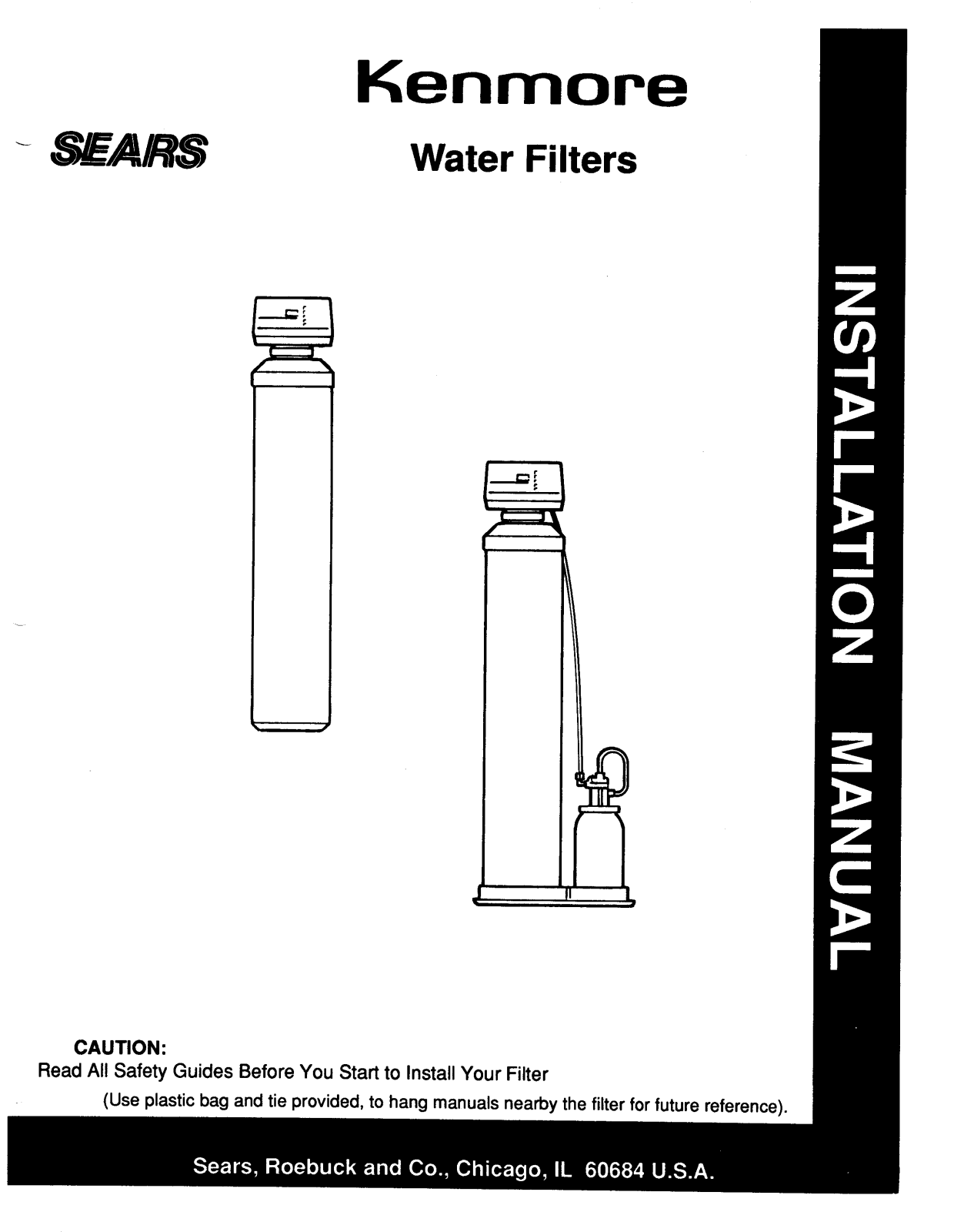 Kenmore INSTALL-OF-SPECIALTY User Manual