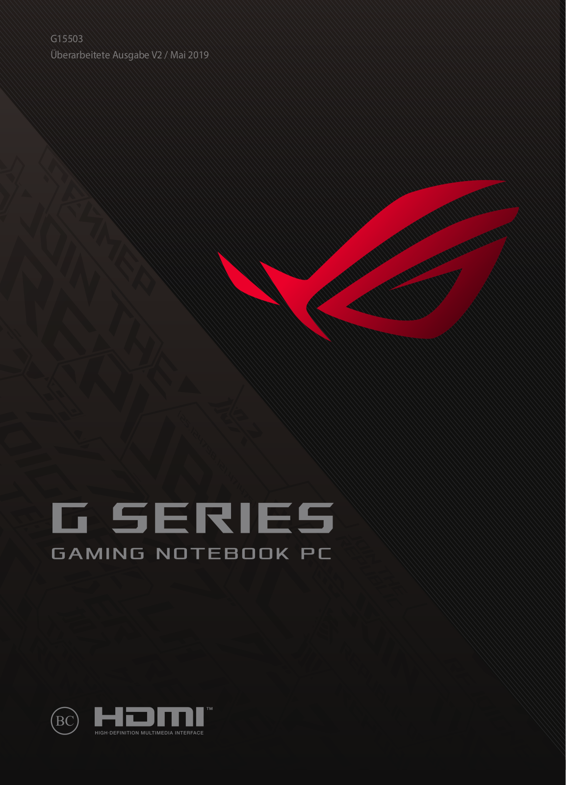 ASUS ROG Zephyrus M15 GU502LW-HC032T Service Manual