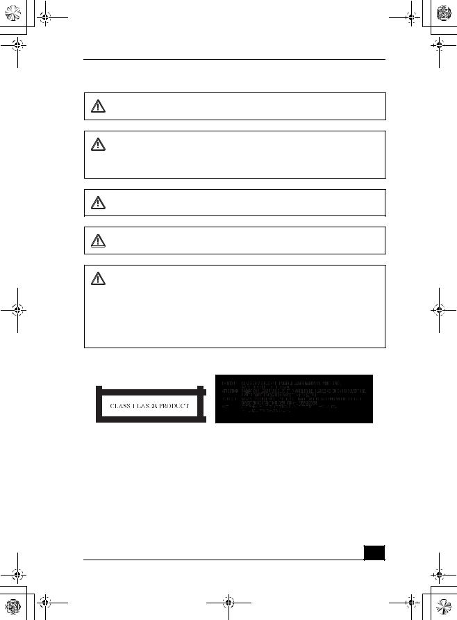 Sony PCG4L3L, PCG4L1L, PCG4L2L Safety and Legal Statements