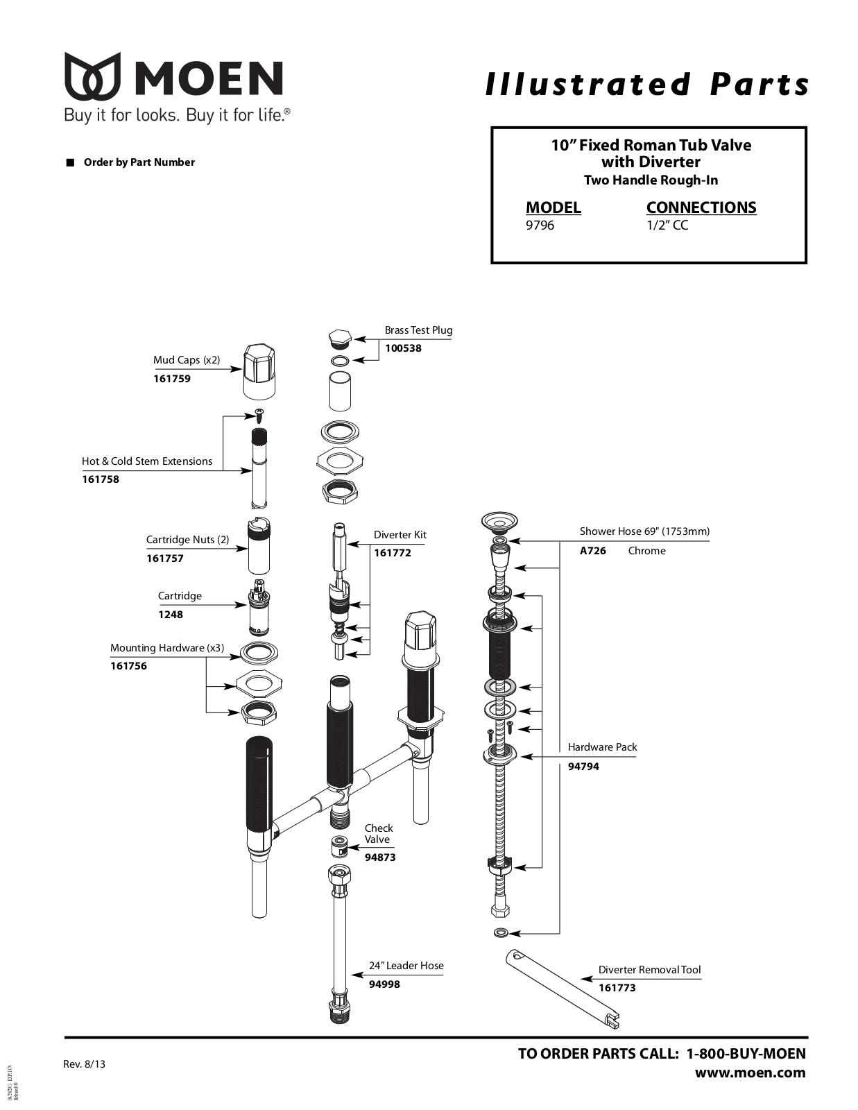 Moen MOE5473 Exploded Parts - ManualMachine.com