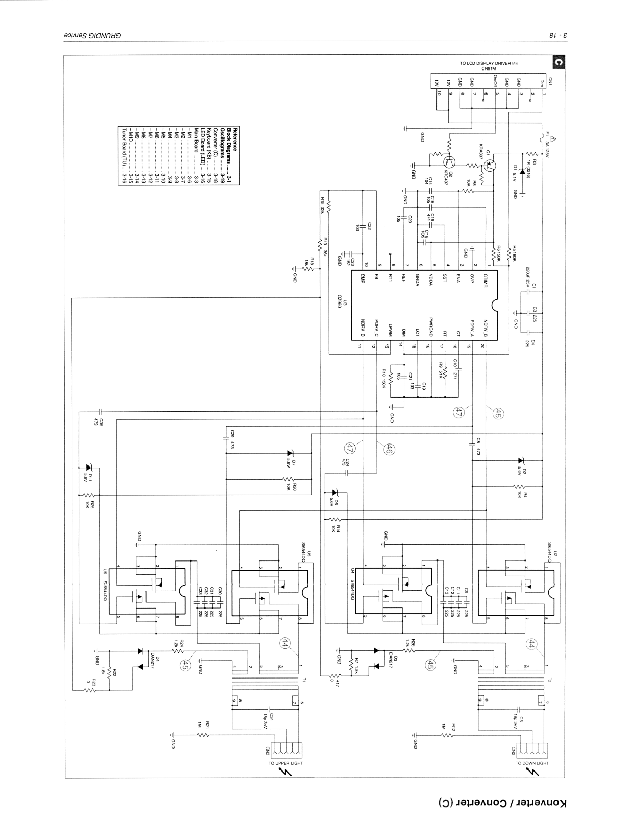 Grundig OZ 960 Schematic