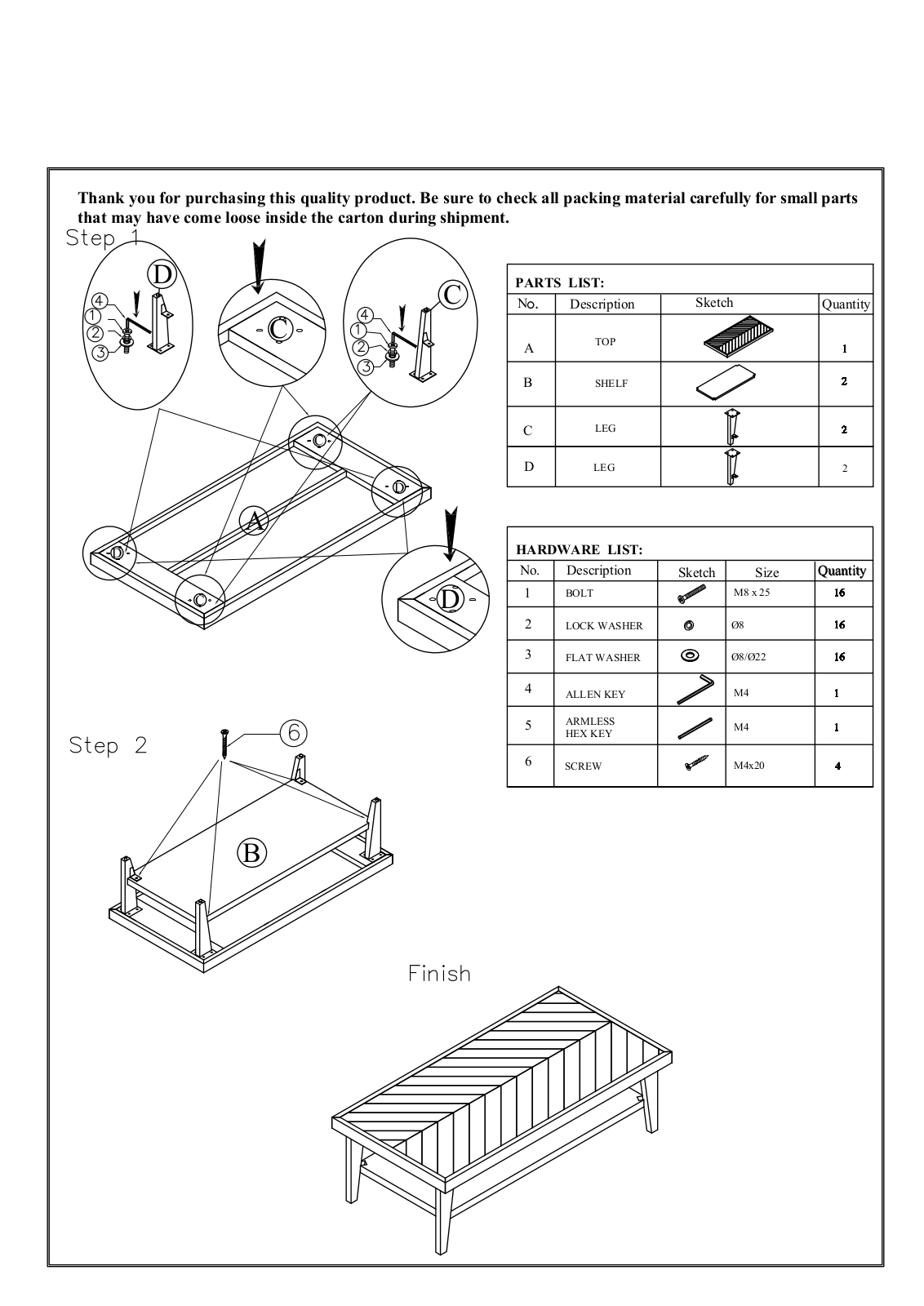 Union Rustic W001314037 Installation & Assembly - ManualMachine.com