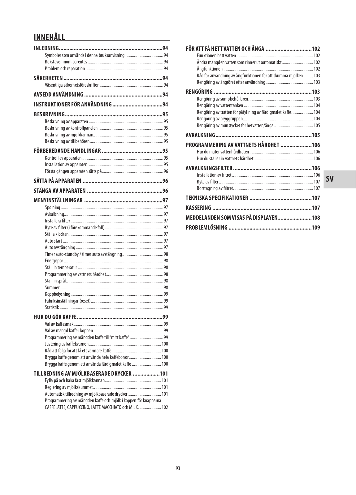 Delonghi ETAM36.365.MB Instruction manuals