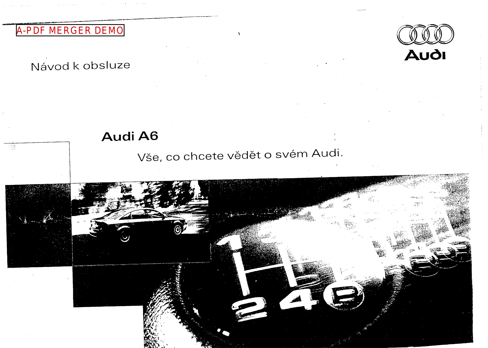 Audi A6 2001 User Manual