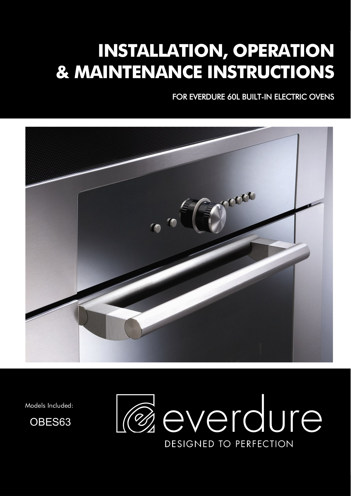 Everdure OBES63 Instruction Manual