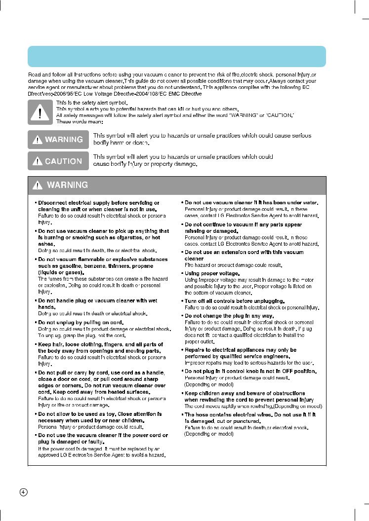 LG VC4920NRTY, VC4916NND User Guide