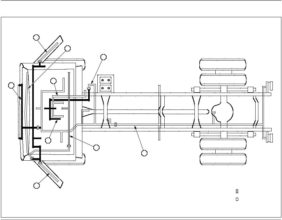 International CF500, CF600 Wiring Diagram