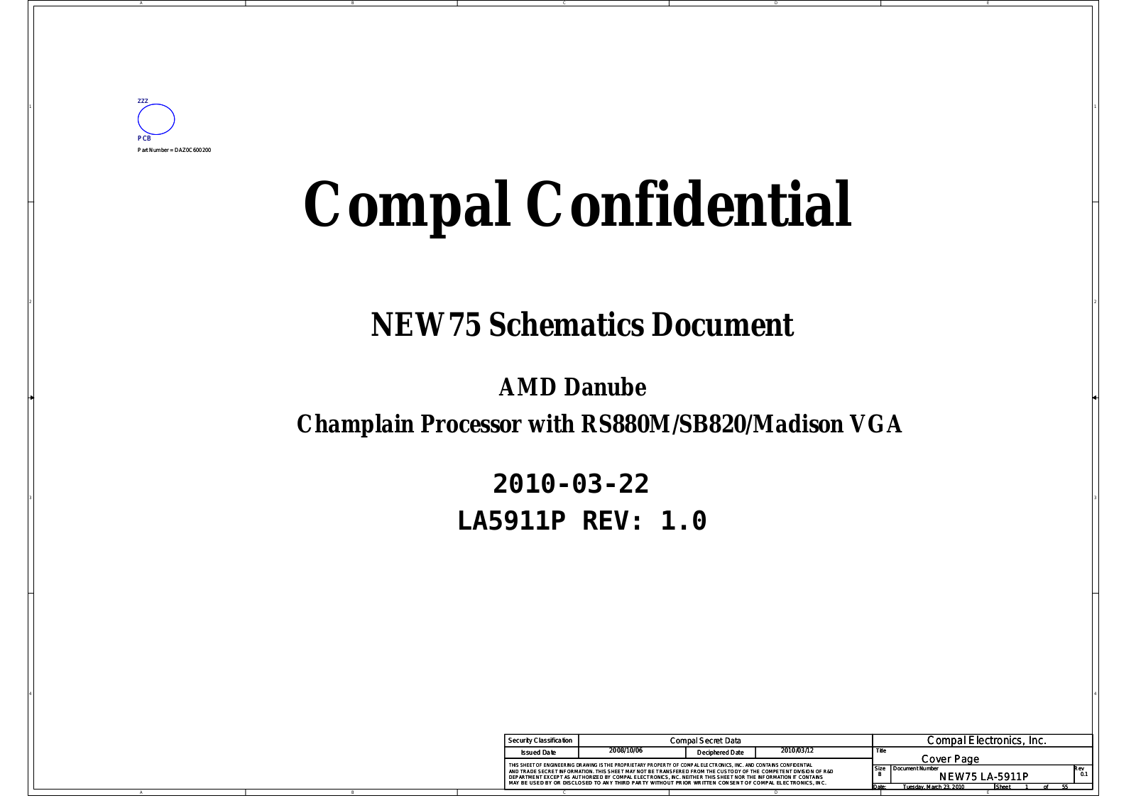 Acer Aspire 5551G, Aspire 5552G Schematics Rev1.0