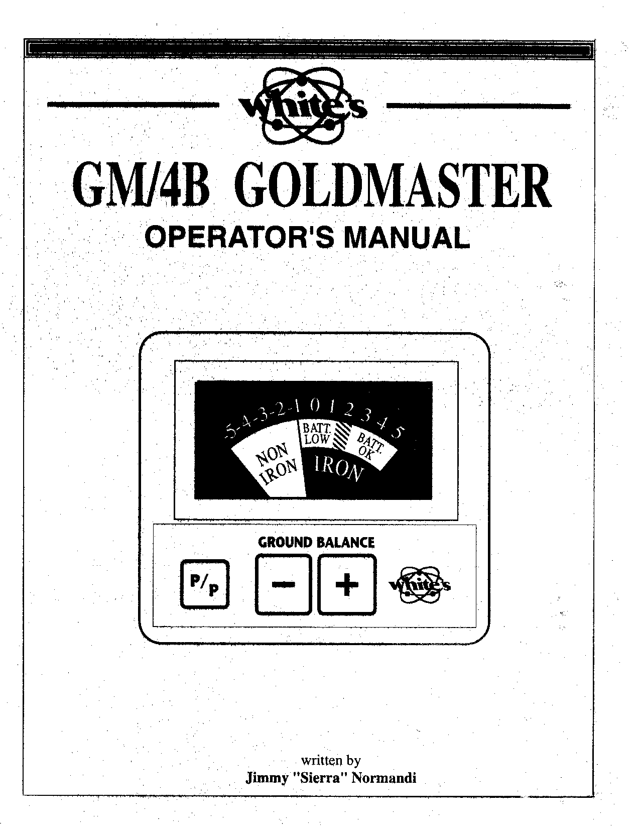 Whites Electronics GM 4B User Manual