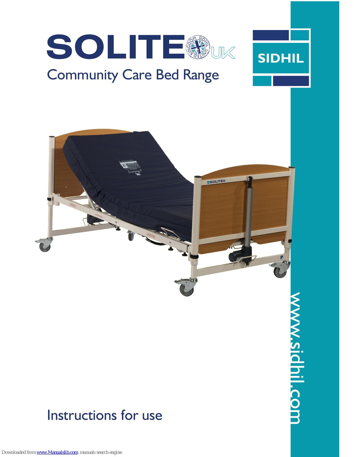 sidhil Solite UK Instructions For Use Manual