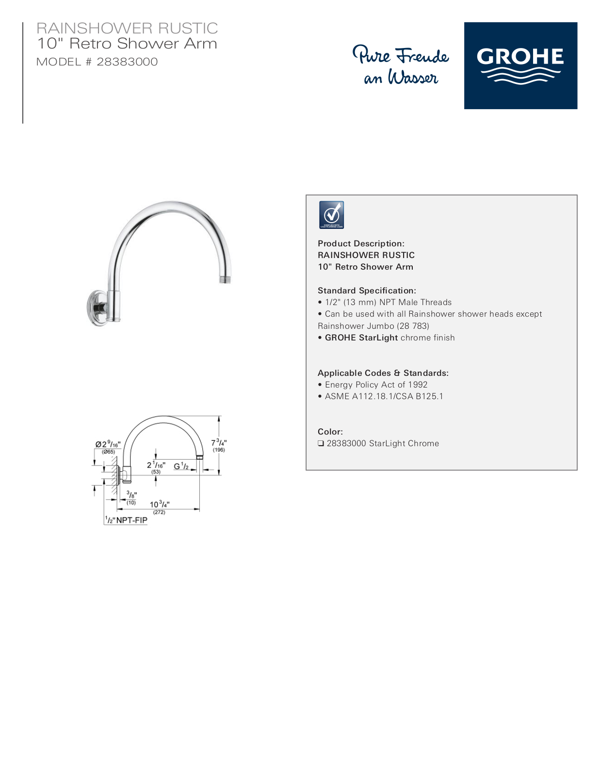 GROHE W004510396 Specifications - ManualMachine.com