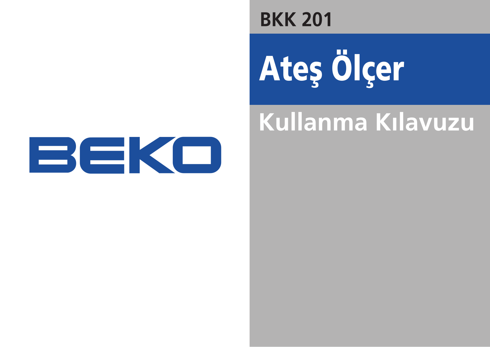 Beko BKK 201 User Manual