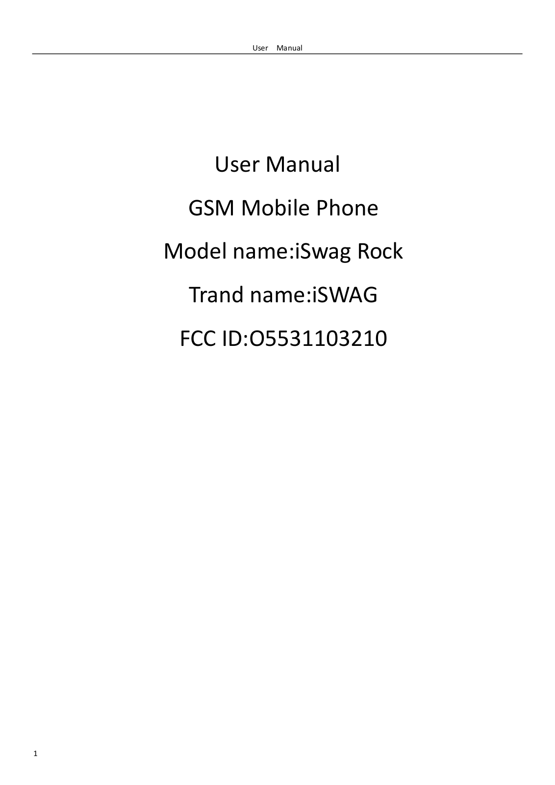 SWAGTEK 31103210 User Manual