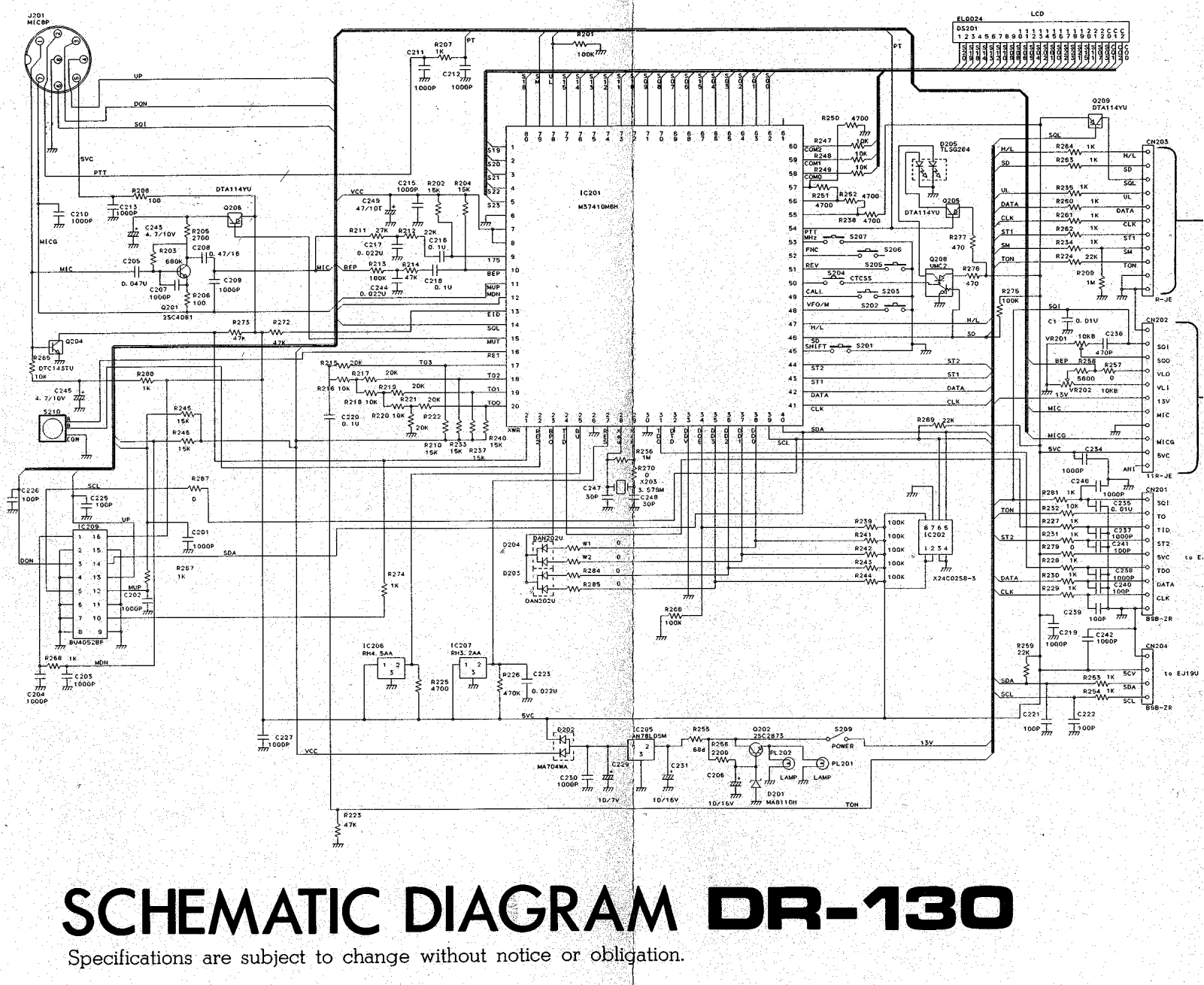 Alinco DR-130 Schematics