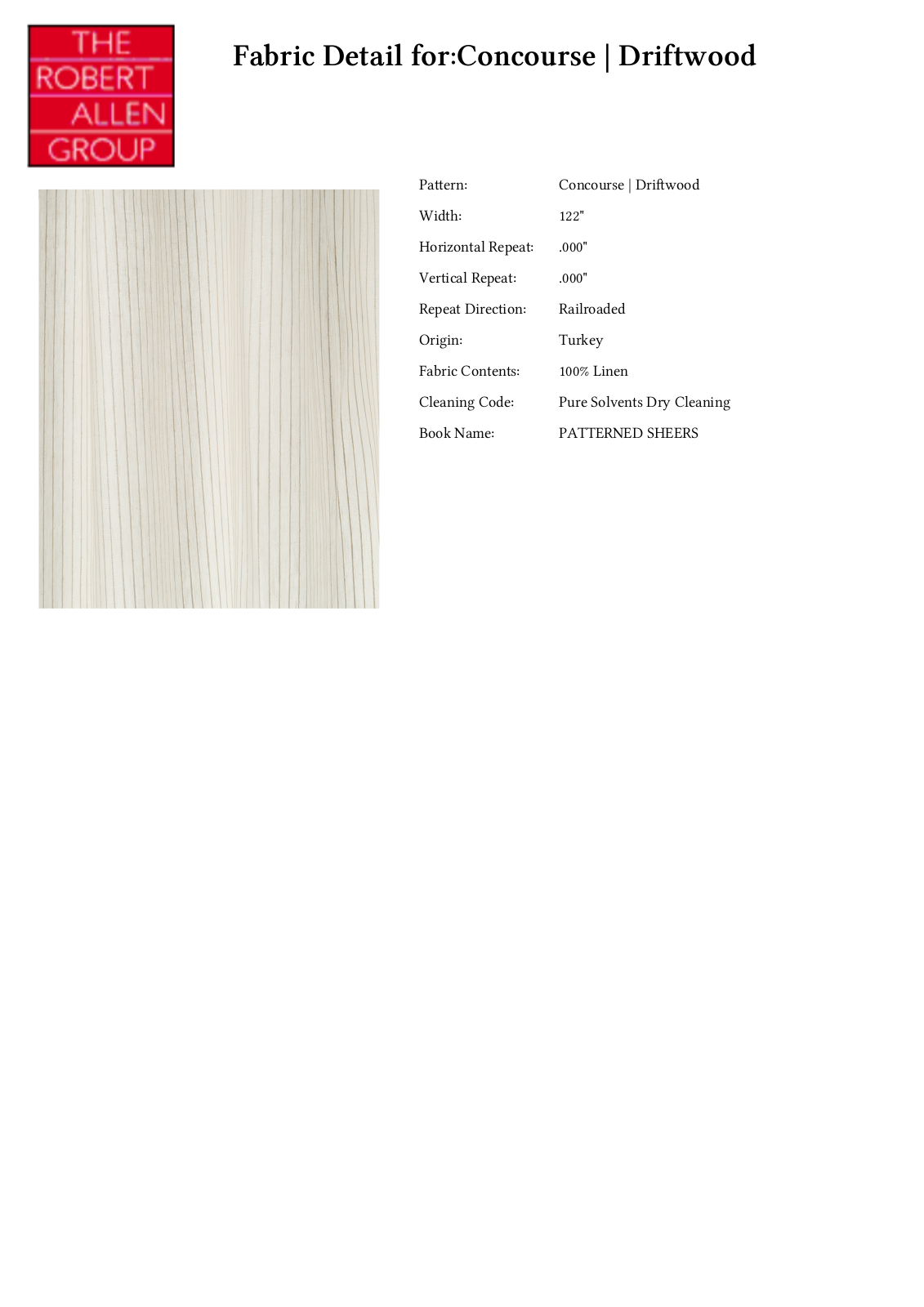 Robert Allen RALF2062 Specifications - ManualMachine.com