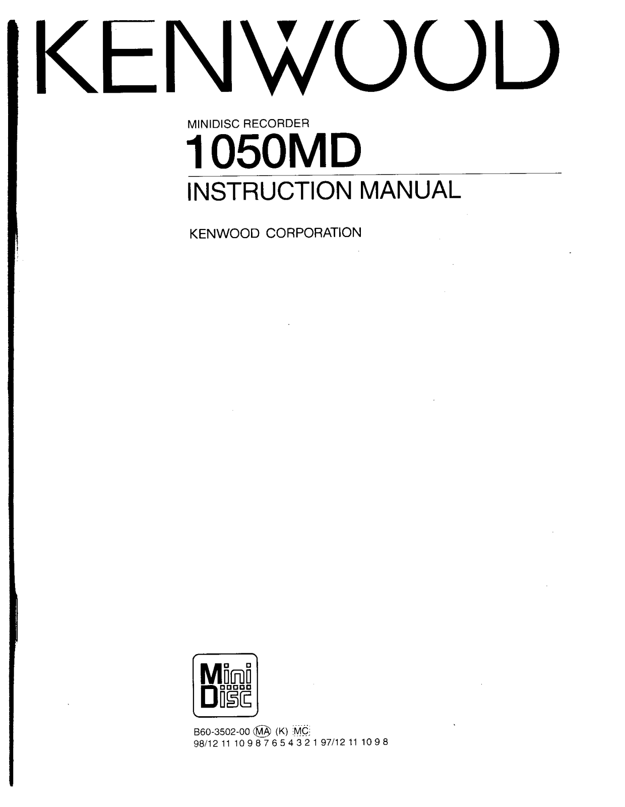 Kenwood BJV140Z User Manual